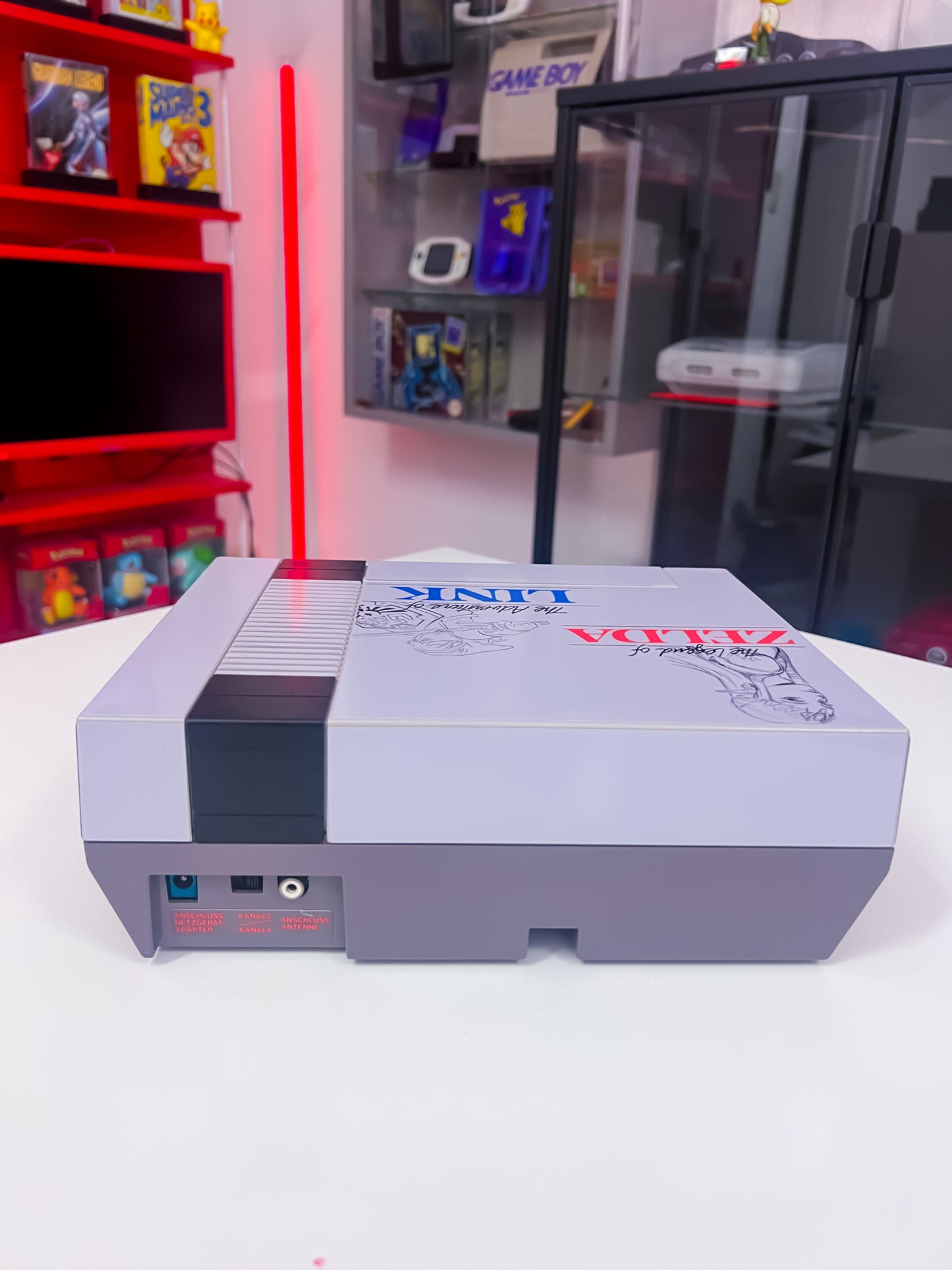 NES Custom Konsole Zelda & Link Design