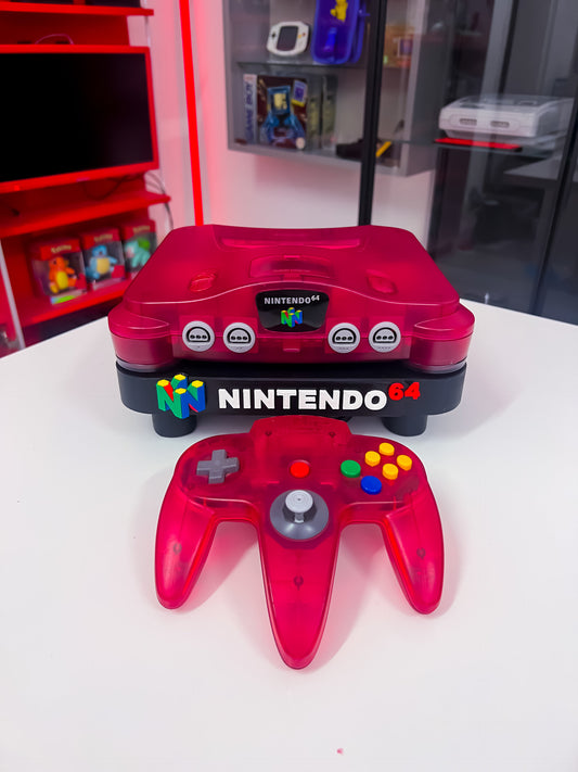 Nintendo 64 Konsole - Watermelon Red - N64