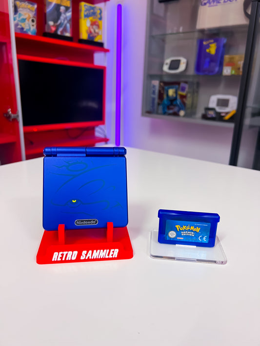 GameBoy Advance SP Kyogre + Pokemon Saphir Original Edition