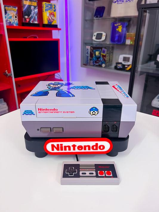 NES Konsole im Mega Man Design