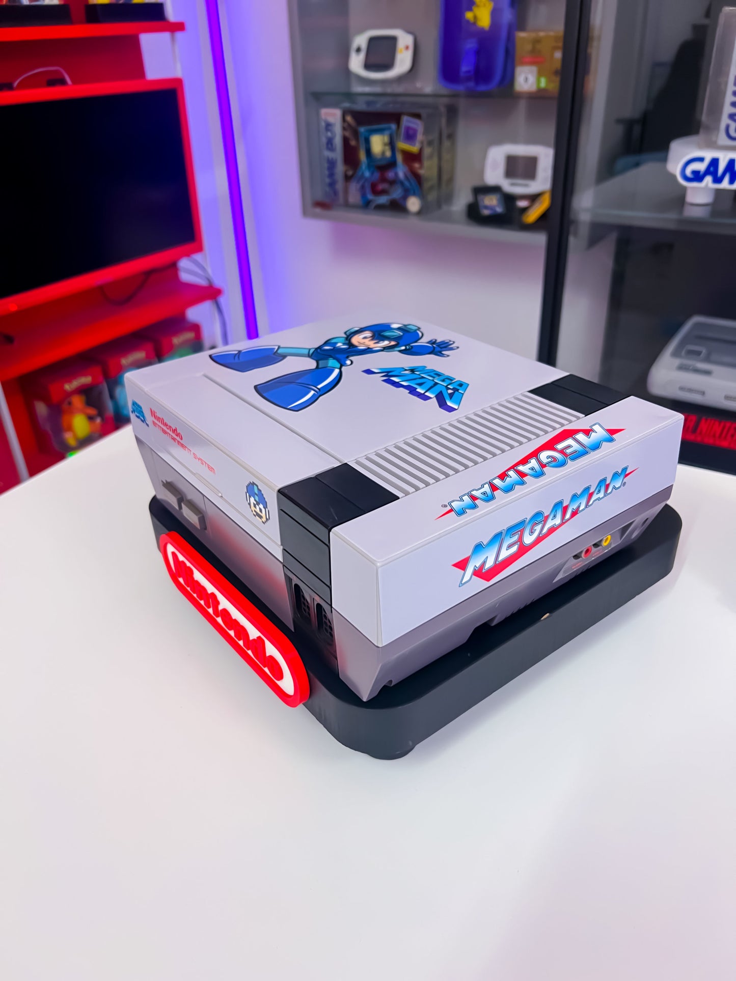 NES Custom Konsole Mega Man Paket