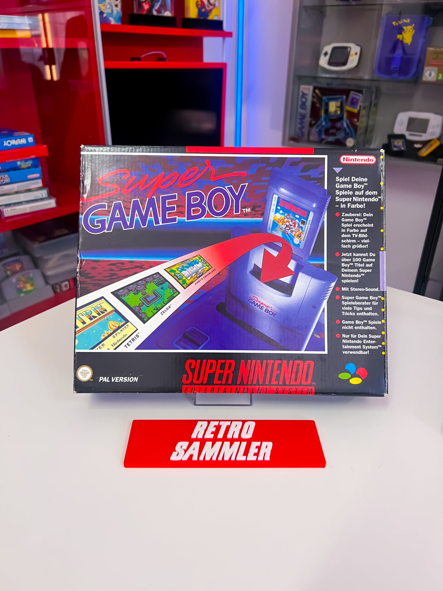 Super GameBoy Adapter mit OVP + Spieleberater