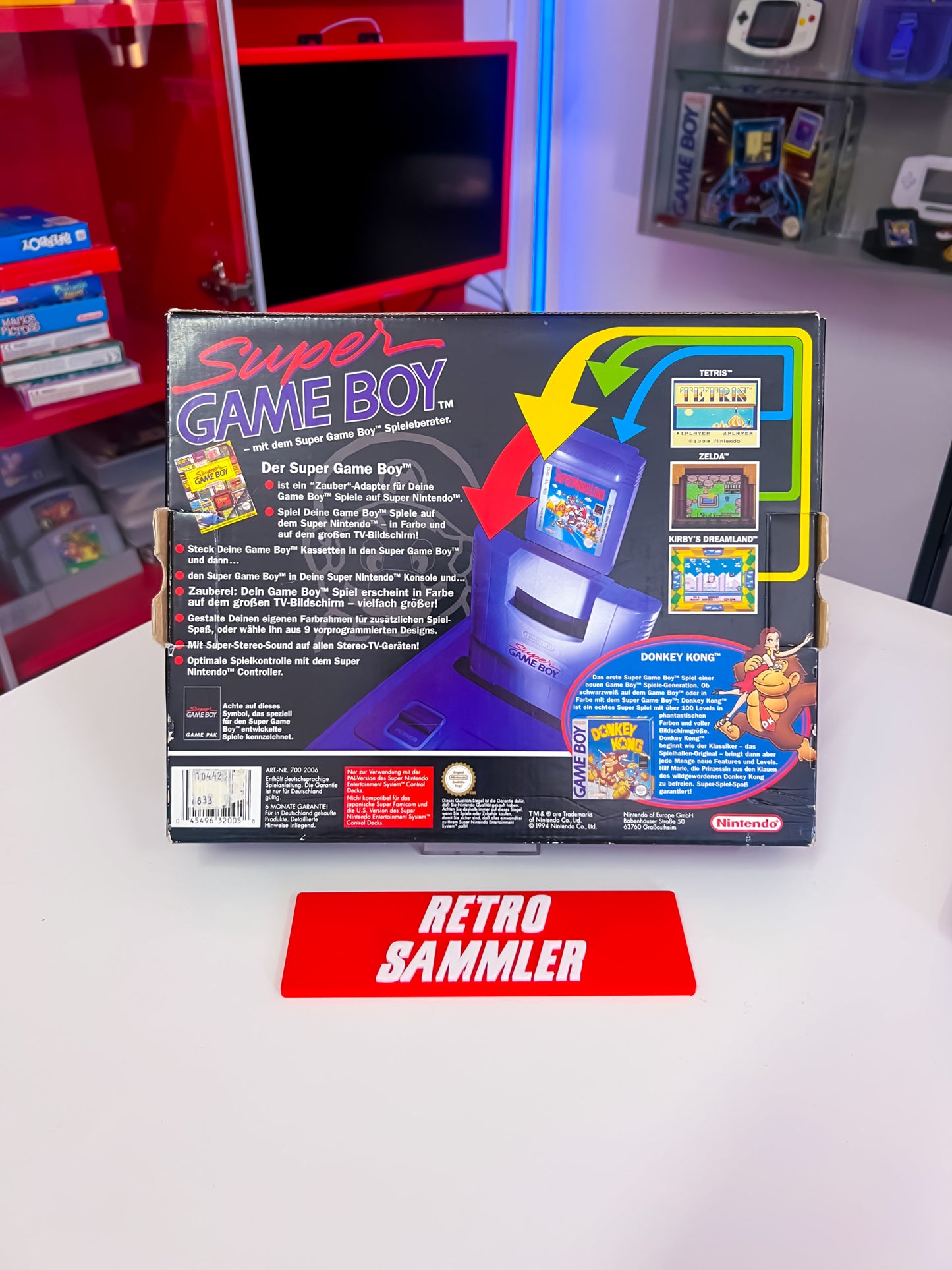 Super GameBoy Adapter mit OVP + Spieleberater