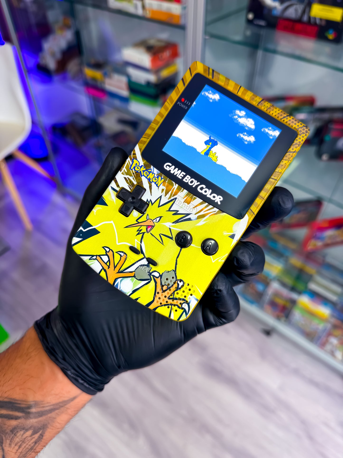 GameBoy Color mit IPS Display + Touch - Zapdos Custom