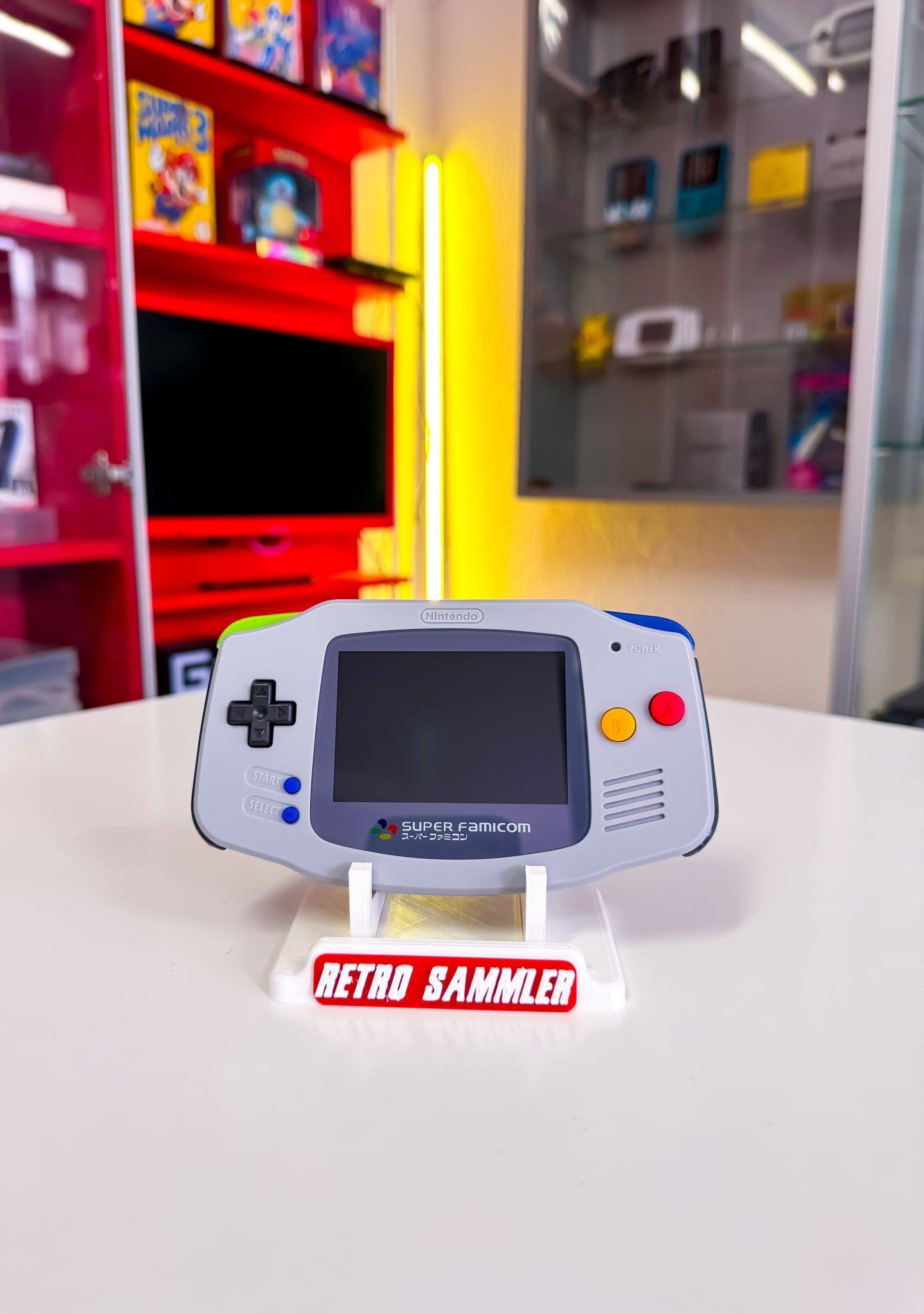 Game Boy Advance – Super Famicom Custom mit IPS V5 Display