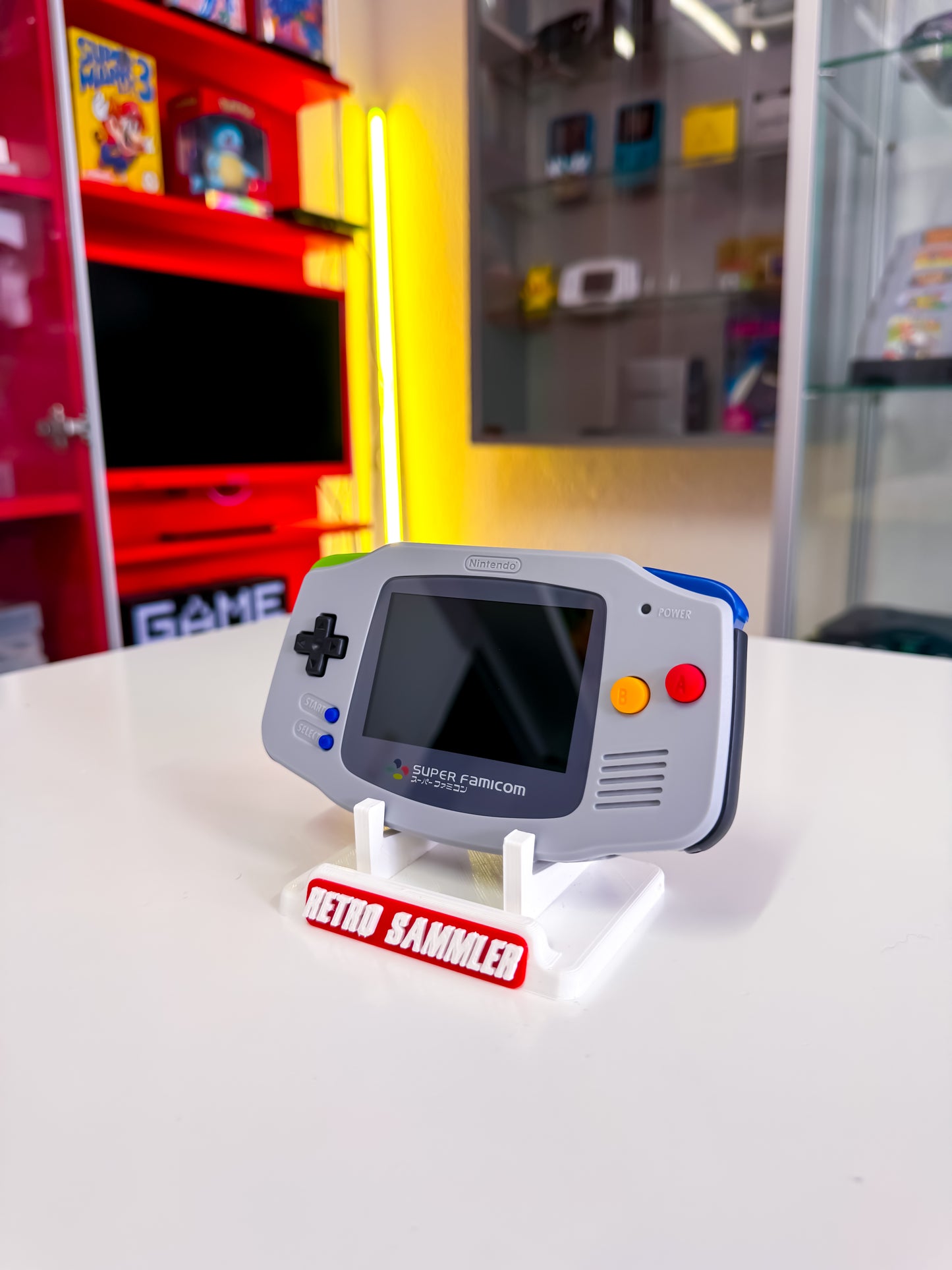 Game Boy Advance – Super Famicom Custom mit IPS V5 Display