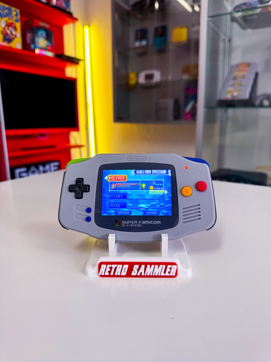 Game Boy Advance – Super Famicom Custom mit IPS V5 Display