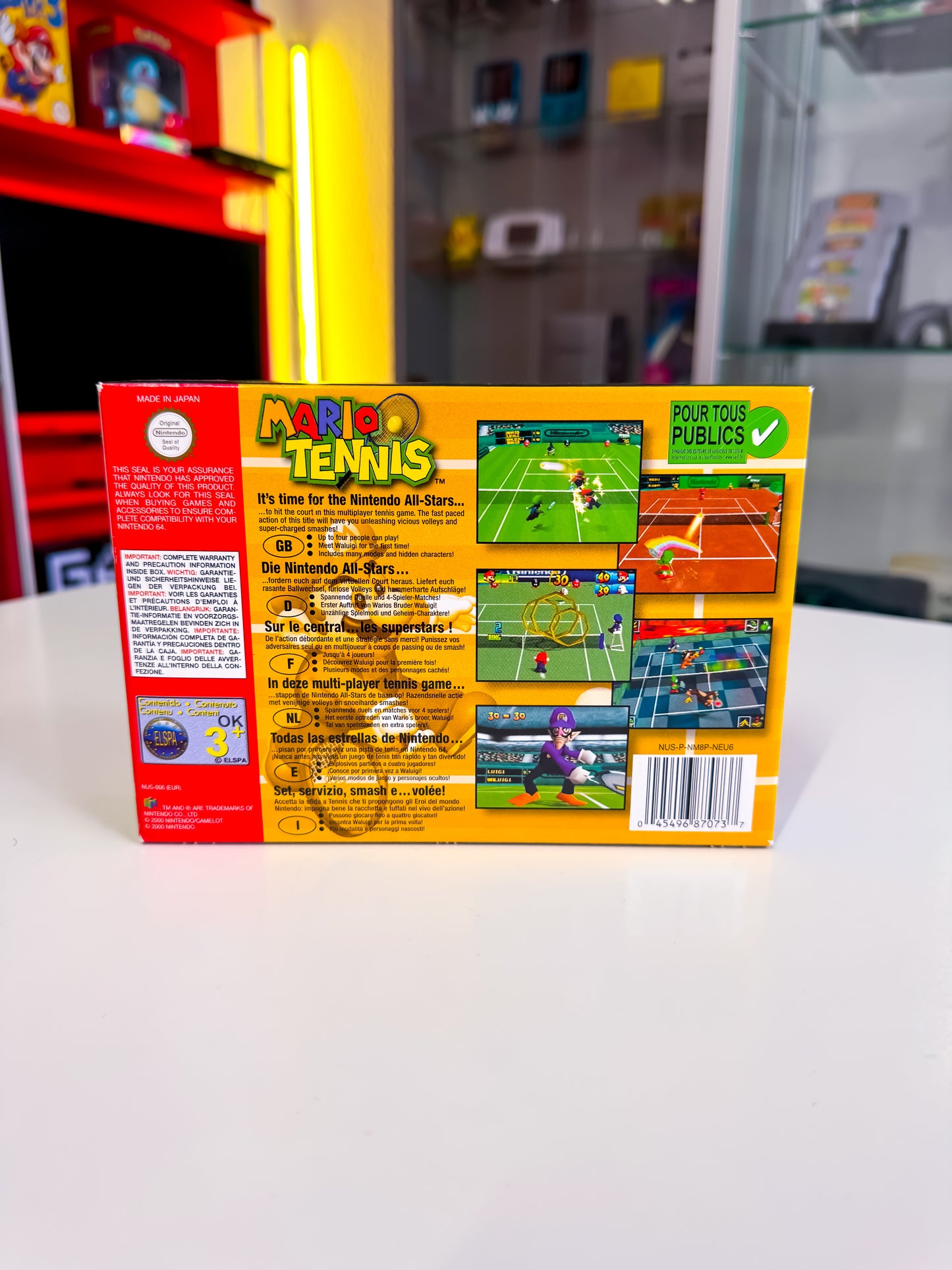 Mario Tennis (Nintendo 64) – mit OVP | CIB | PAL