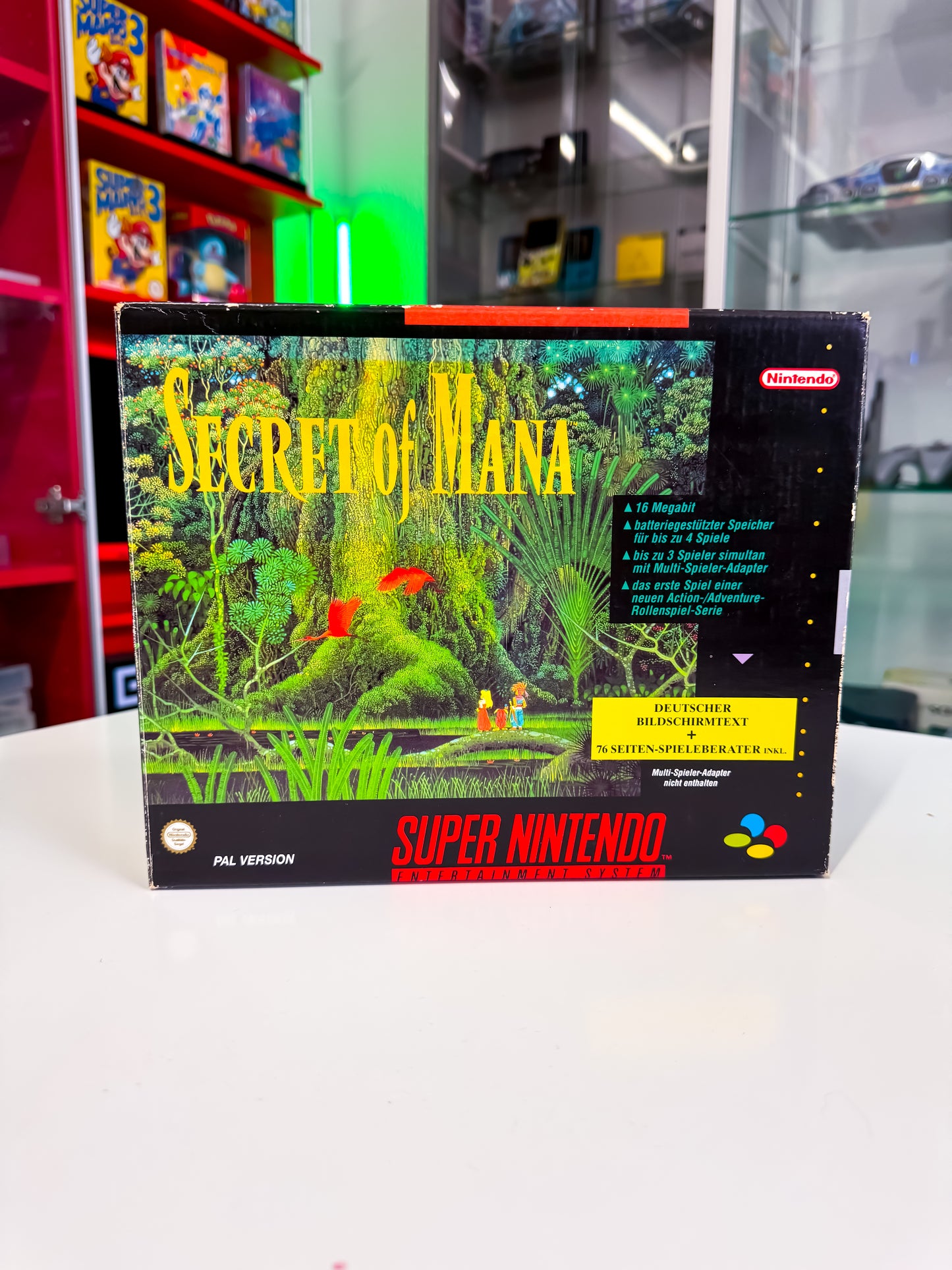 Secret of Mana – SNES BigBox | OVP | CIB | mit Spieleberater