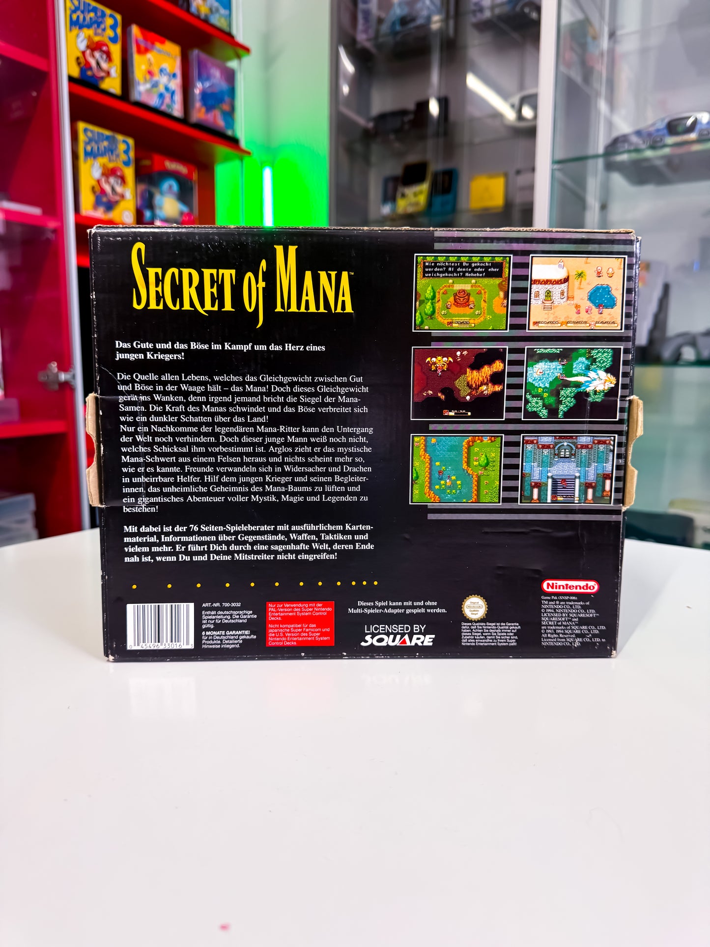 Secret of Mana – SNES BigBox | OVP | CIB | mit Spieleberater