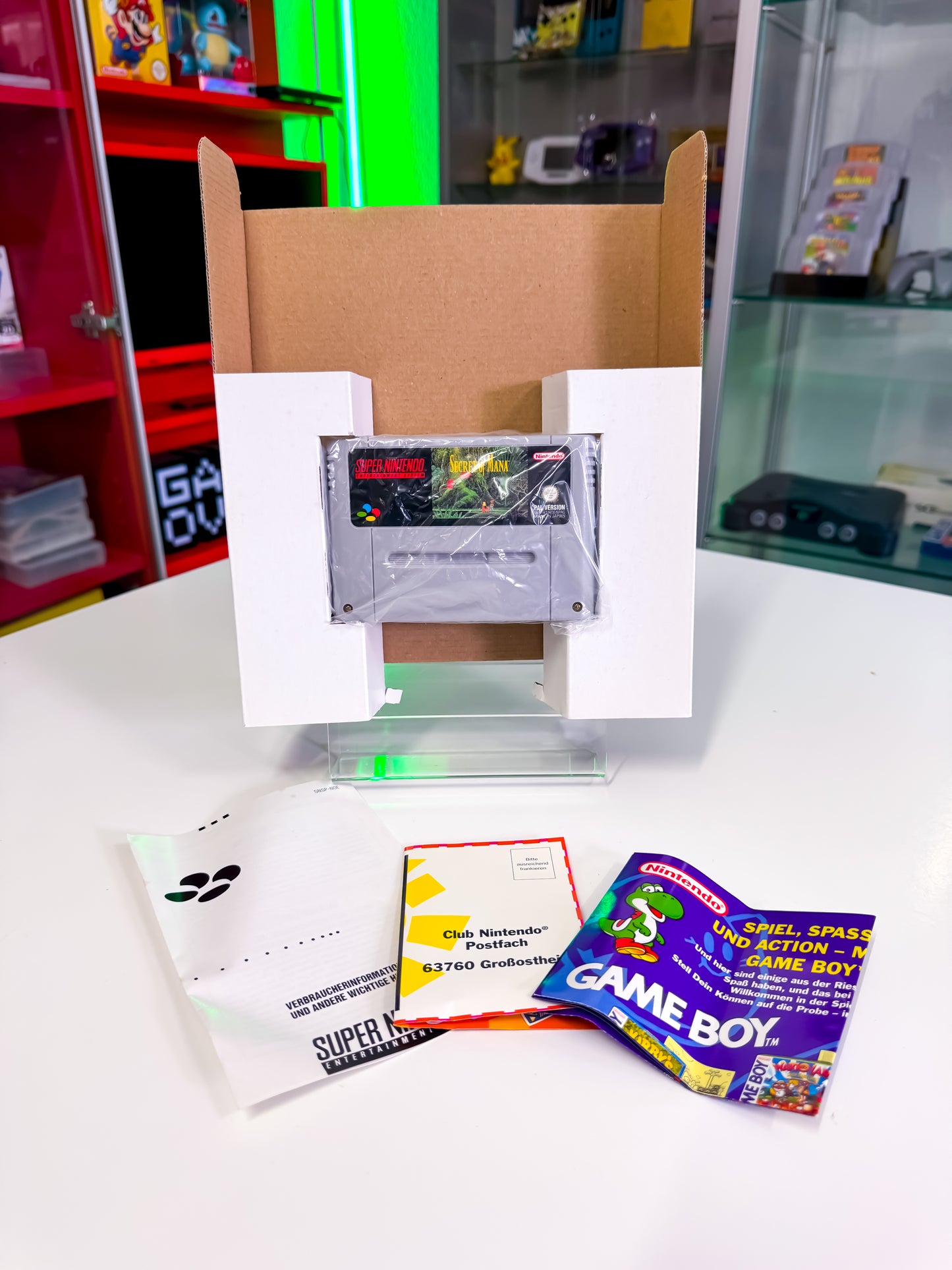 Secret of Mana – SNES BigBox | OVP | CIB | mit Spieleberater