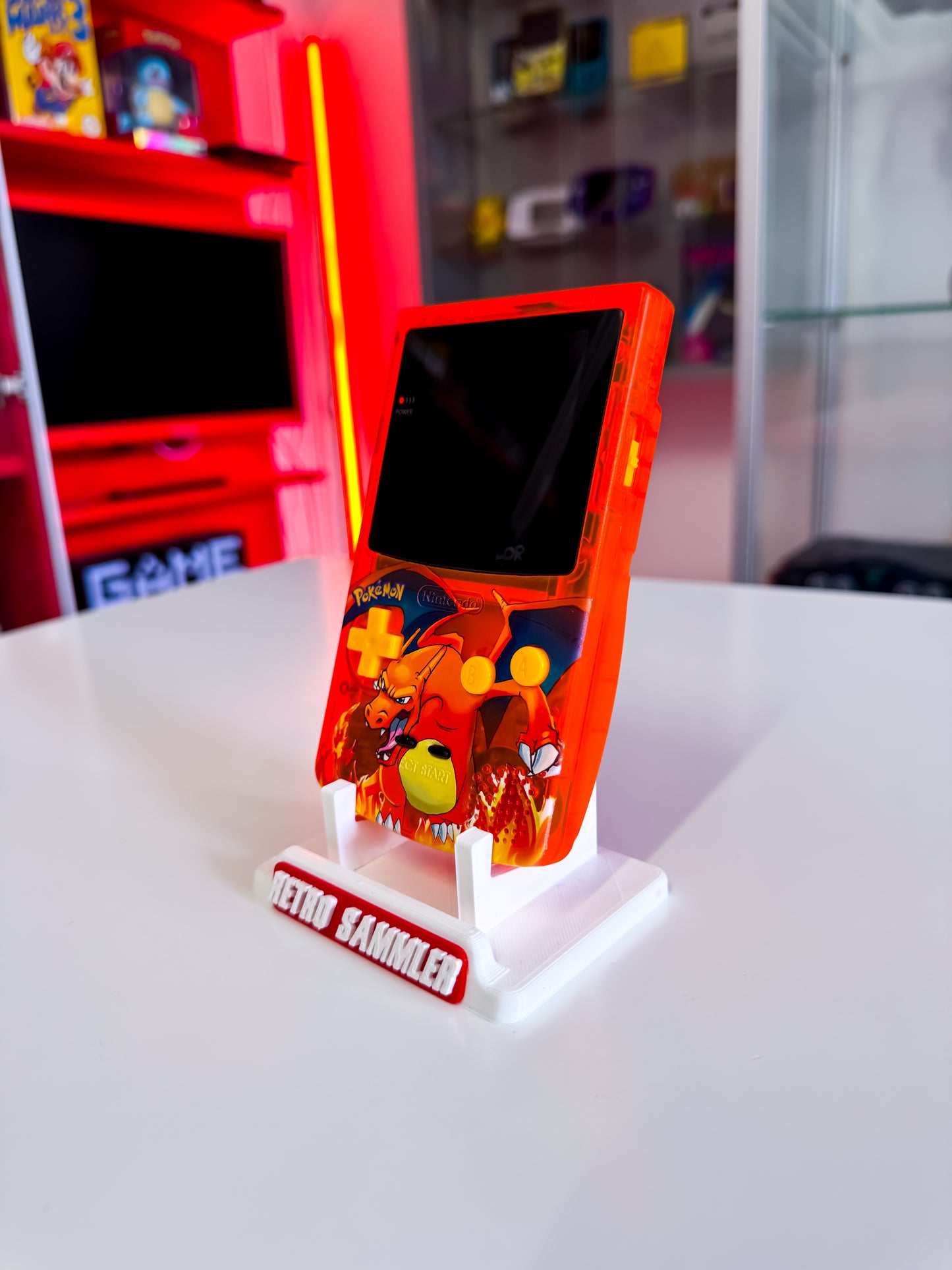 GameBoy Color mit IPS Display + Touch - Glurak Custom