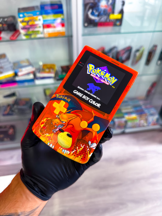 GameBoy Color mit IPS Display + Touch - Glurak Custom