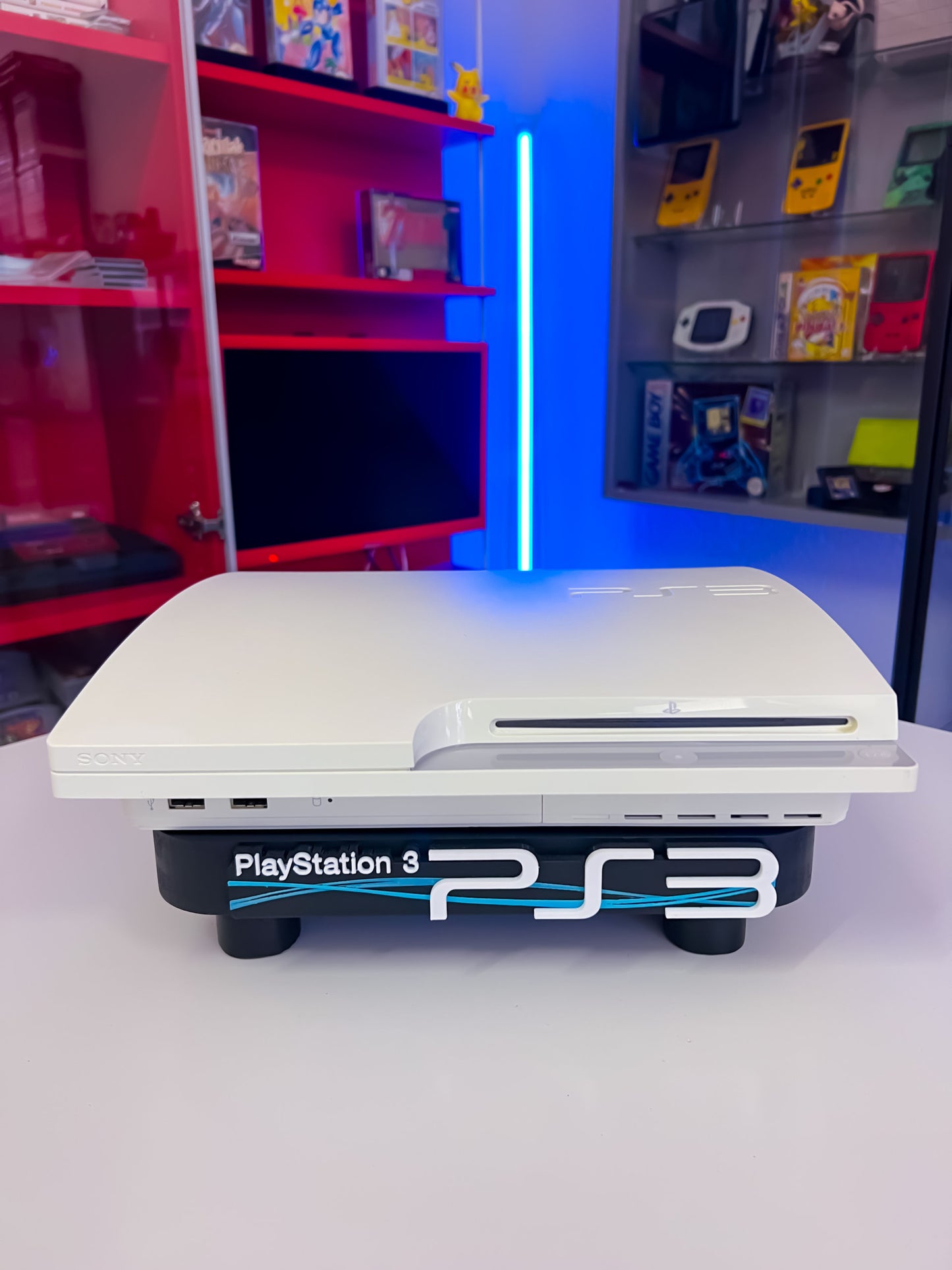 PlayStation 3 Slim Konsole in Weiß 320GB mit 2 Controller