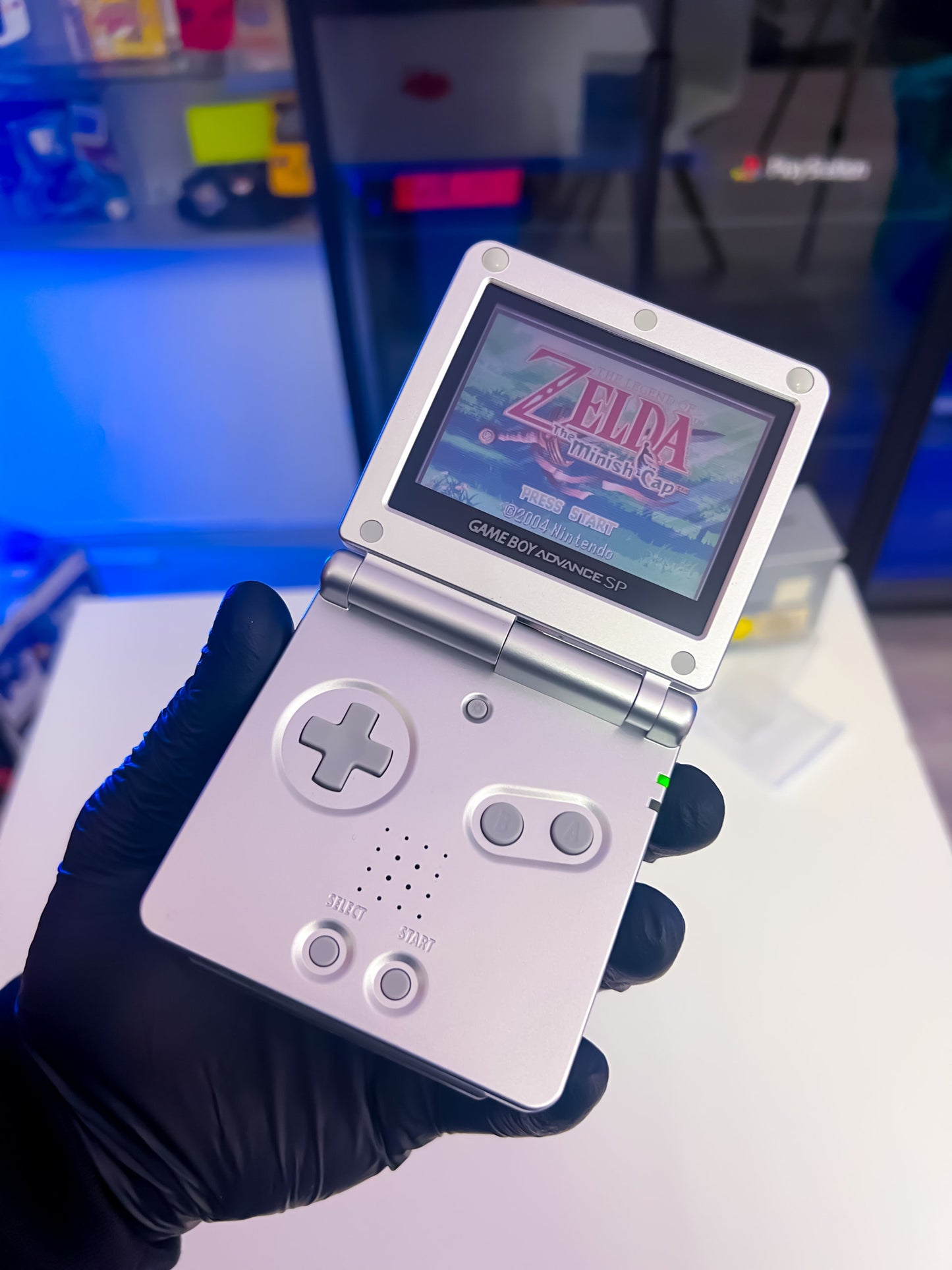 GameBoy Advance SP Silber mit OVP