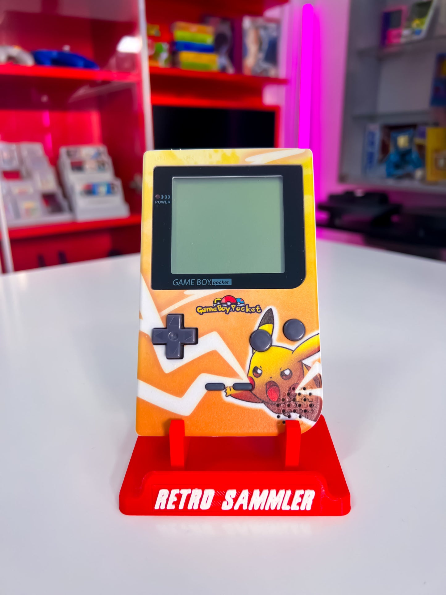 GameBoy Pocket im Pikachu Design (Custom)