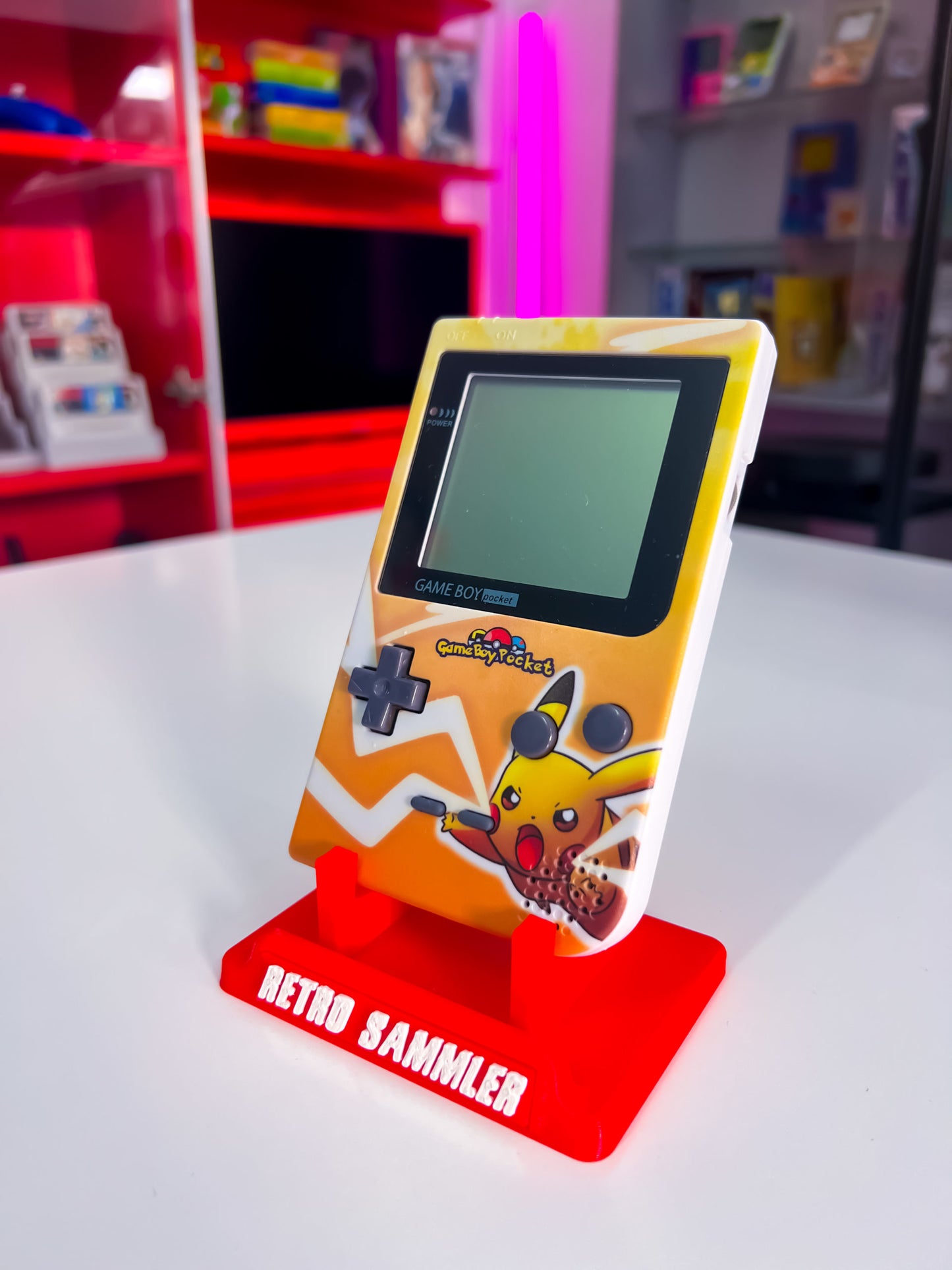 GameBoy Pocket im Pikachu Design (Custom)