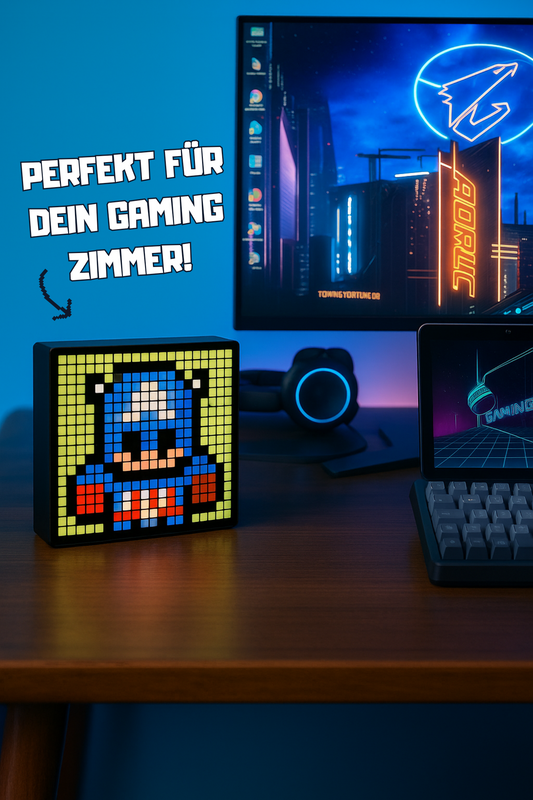 RetroSammler LED Pixel Display mit Bluetooth & App-Steuerung
