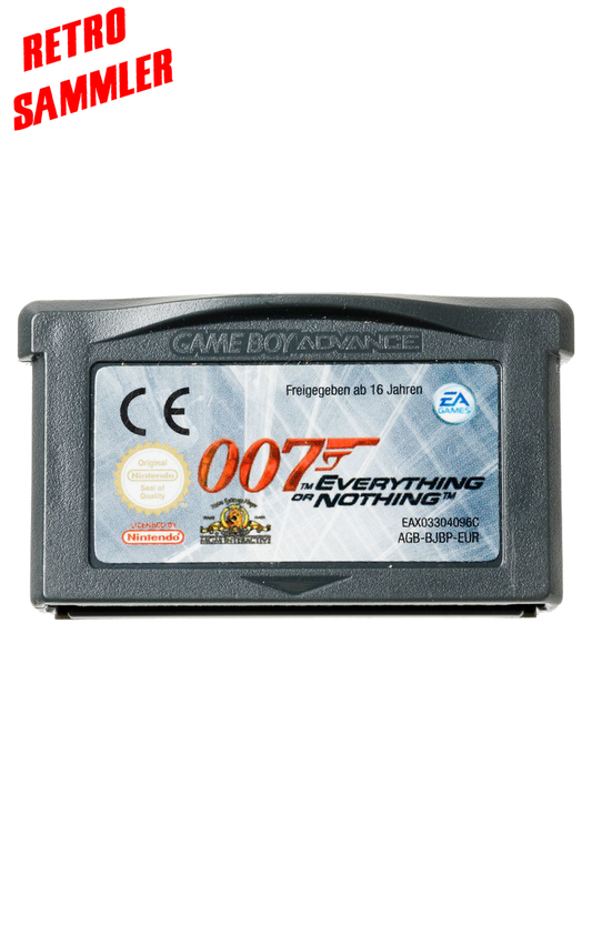 James Bond 007: Alles oder Nichts / Everything Or Nothing – Gameboy Advance