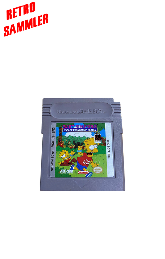 Bart Simpson's Camp Deadly - GameBoy