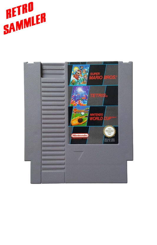 3 in 1 Super Mario Bros - Tetris - World Cup - NES