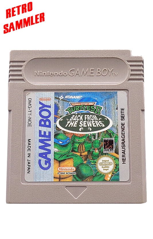 Teenage Mutant Turtles II: Back from the Sewers - GameBoy